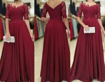 Maroon Dress Outfit Ideas